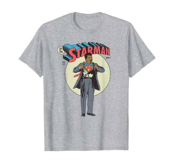 

starman neil de grasse tyson super hero comics cover t-shirt, White;black