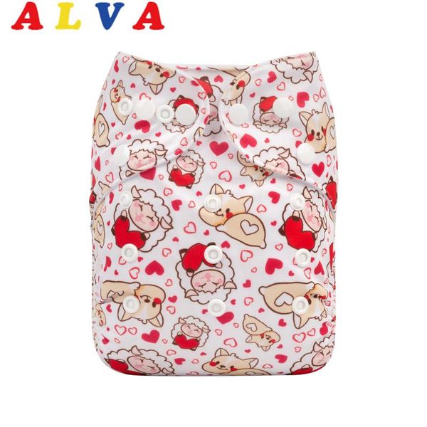 

alvababy eco-friendly baby cloth nappy popular diaper with cloth microfiber insert