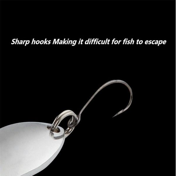 

10pcs/lot 2.5g 3.5g 5g metal gold sliver spoon mini fishing lure wobbler crankbait bass fishing hard bait with single ho jllmyc