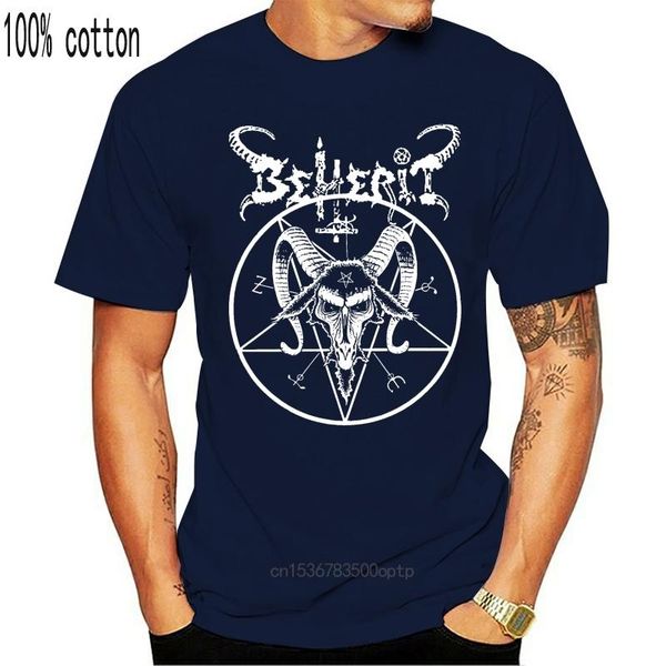 

men's t-shirts beherit pentagram t shirt black metal death emperor blasphemy dark throne est 2021 men t-shirt fashion tee, White;black