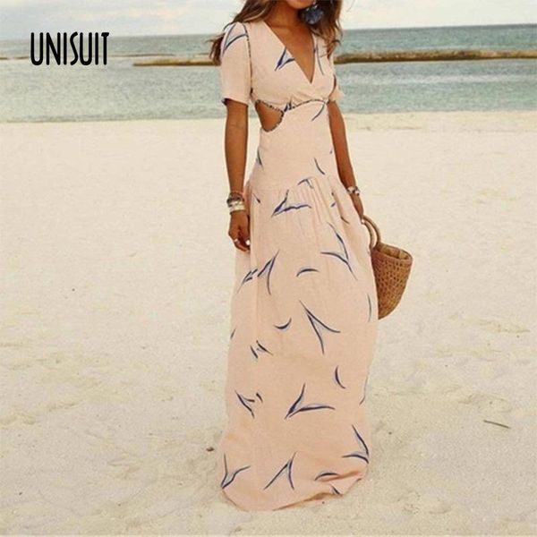 

women's swimwear 2021 summer retro beach maxi dress women floral print boho long chiffon wrap casual v-neck party robe beachwear, White;black
