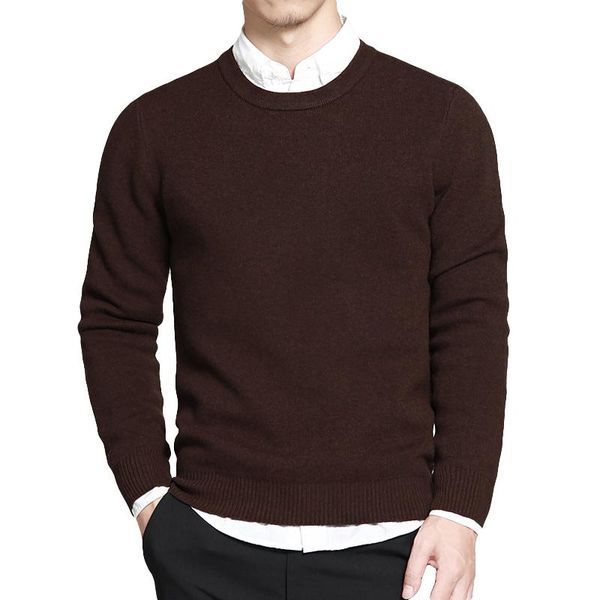

men's sweaters 6xl mens pullover male spring cotton o neck sweater jumpers winter autumn knitwear blue gray black green red brown, White;black