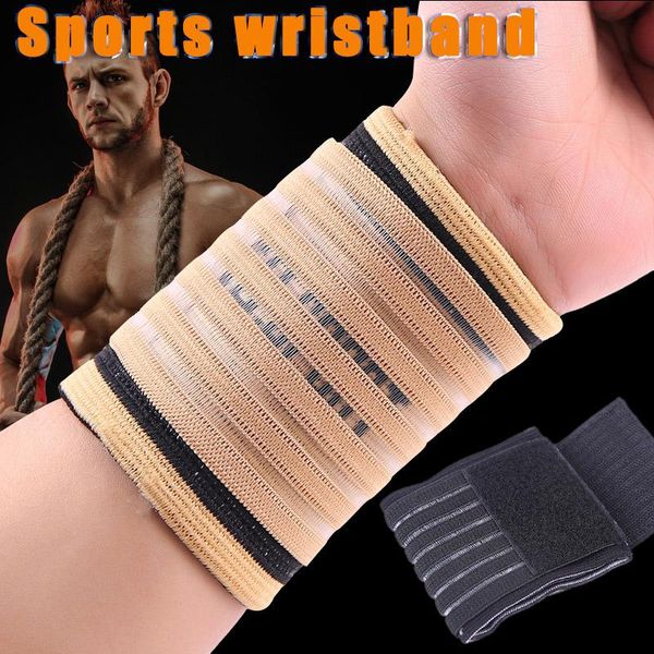 

professional sports wrist bandages pads support for basketball volleyball ftness &t8, Black;red