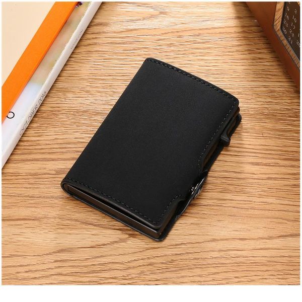 

bycobecy men credit card holders business id card case fashion matic rfid card holder aluminium bank qyluyy