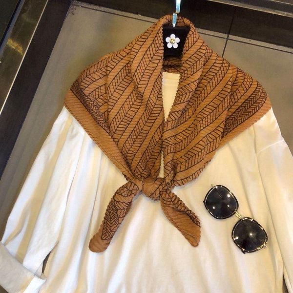 

scarves royalmaybe autumn and winter fashion fold geometric scarf sunscreen shawl big square women silk, Blue;gray