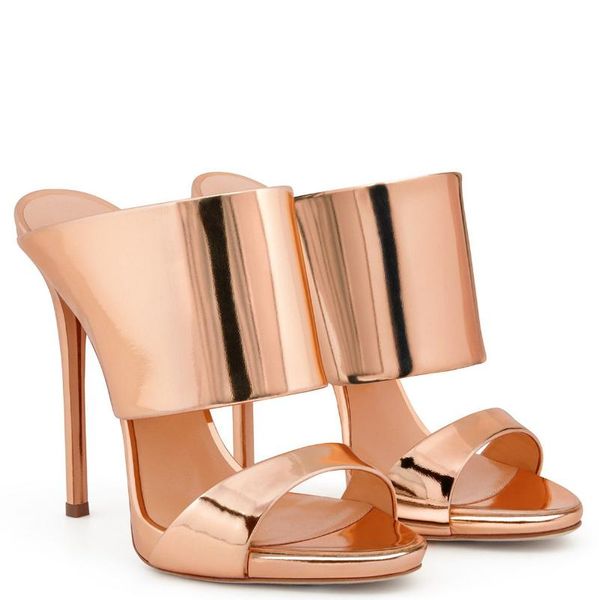 

slippers stunning2021 shiny sandals high-heeled luxury silver champagne comfortable handmade shoes, Black