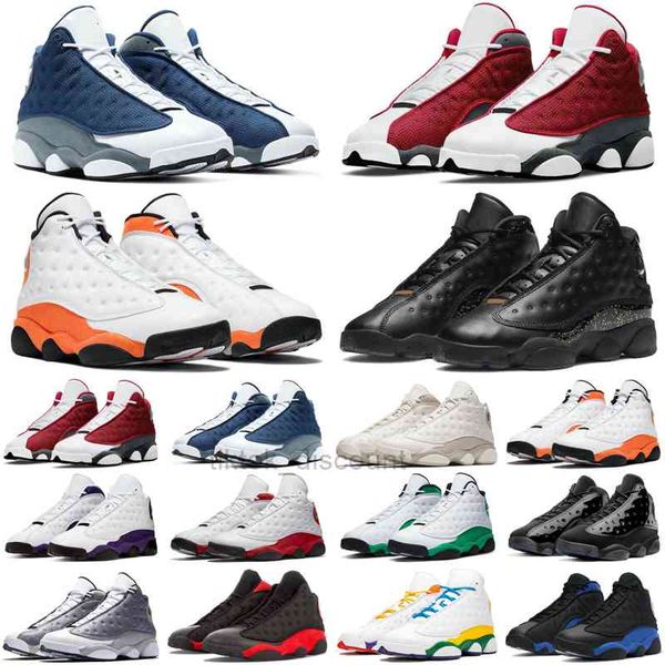 

hyper royal 13 13s jumpman men basketball shoes red flint chicago lucky green gold glitter phantom mens trainers sports sneakers