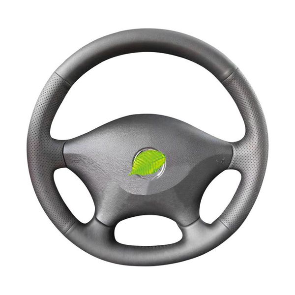 

steering wheel covers for - vito viano sprinter v-class v260l cover hand-sewn alcantara leather grip car accessories