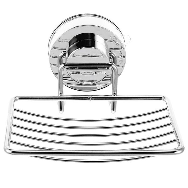 

soap dishes 1pc stainless steel holder bathroom wall draining tray sponge dish