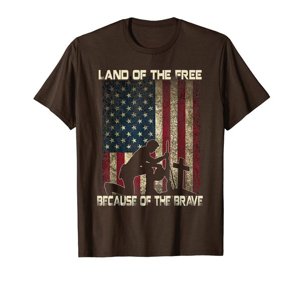 

Patriotic Land Of The Free Because Of The Brave T-Shirt, Mainly pictures