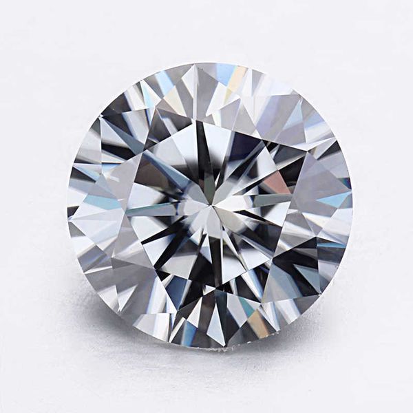 Starsgem di alta qualità 9mm taglio brillante rotondo VVS Moissanite Bead 3ct pietra preziosa Moissanite allentata per le donne anello che fa H1015