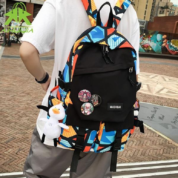 

backpack high capacity women's for girls boys school bags teens waterproof women backpacks color fashion mochila