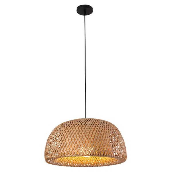 

pendant lamps retro lamp e27 wooden weaving bamboo hanging lights for restaurant bedroom living room study lightiing