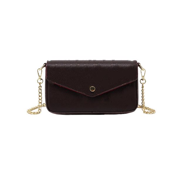 

new women's bag, fashion design, chain, one shoulder, diagonal, card bag, portable