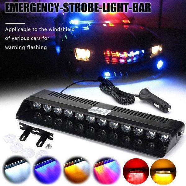 

12v long row car suction cup led flashing light suction cup light