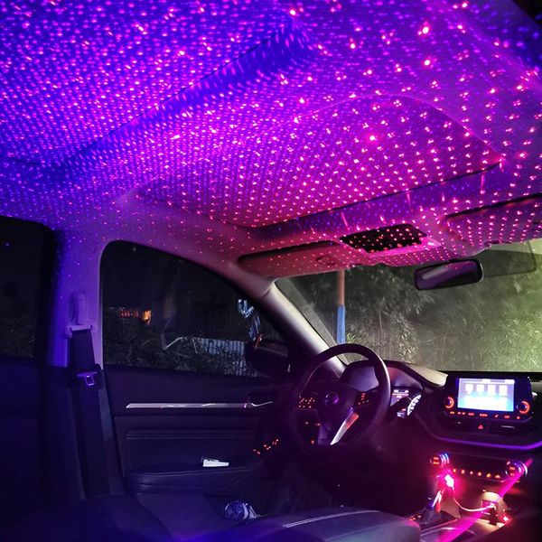 

the car starry sky lights decorative lights bedroom web celebrity car living room ceiling projection romantic atmosphere lig