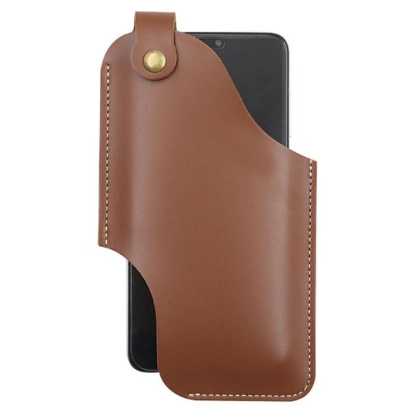 

storage bags large pockets sports leather belt bag outdoor mobile phone