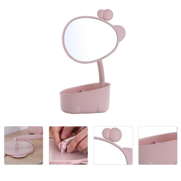

1pc creative home cosmetics mirror girl makeup mirror deskmakeup