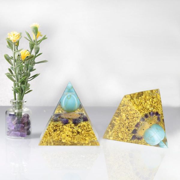 

jewelry pouches, bags reiki energy orgone pyramide natural crystal stone orgonite pyramid yoga meditation tool emf protection room decor hom, Pink;blue