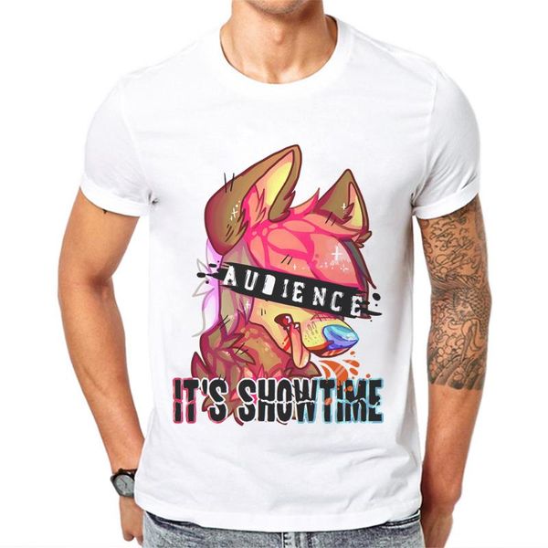 

men's t-shirts 2021 men cartoon wolf funny printing man tshirts summer casual o neck short sleeve cotton mens tee shirt male, White;black