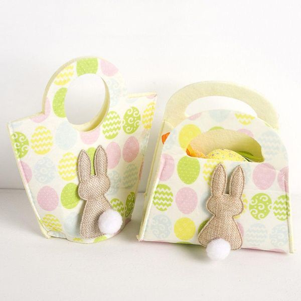 

gift wrap easter eggs tote bag storage basket for kids festival party supplies