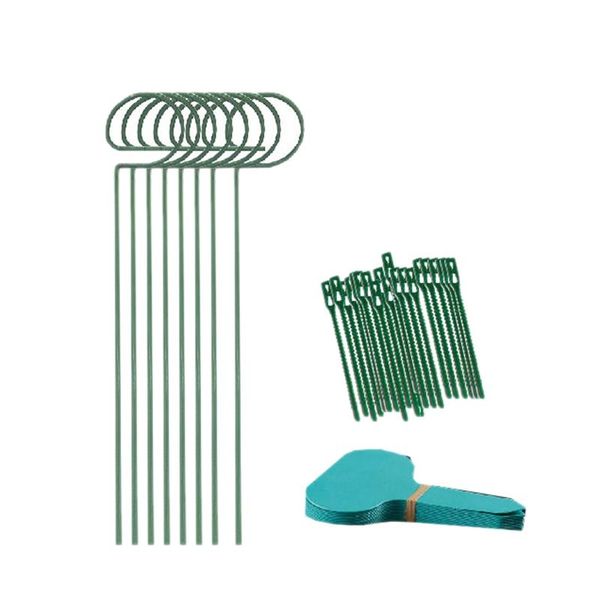 

planters & pots 8pcs 15.7inch garden flower support plant stakes stem for flowers orchid peony rose