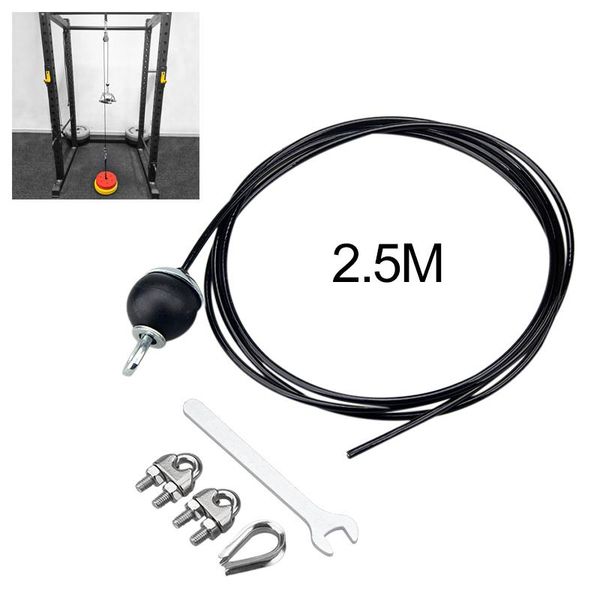 

accessories 2m/2.5m/3m gym cable eyelets fitness pulley length adjustable heavy duty steel wire rope home handles