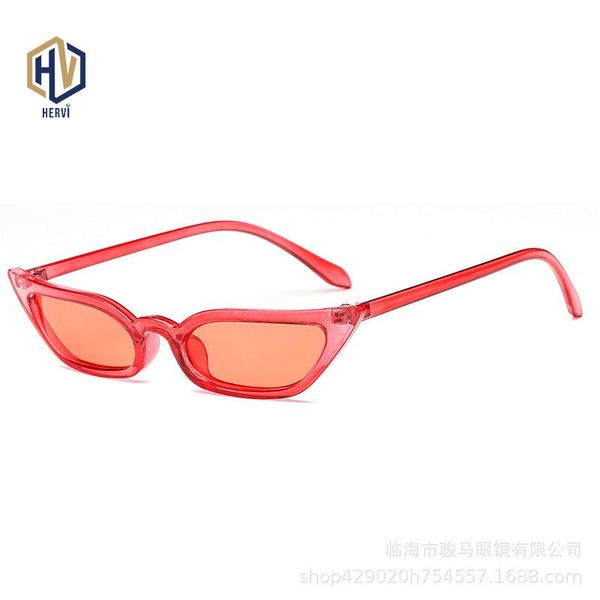 

sunglasses cat eye men women small vintage brand designer sun glasses ocean lens eyewear okulary przeciwsloneczne, White;black