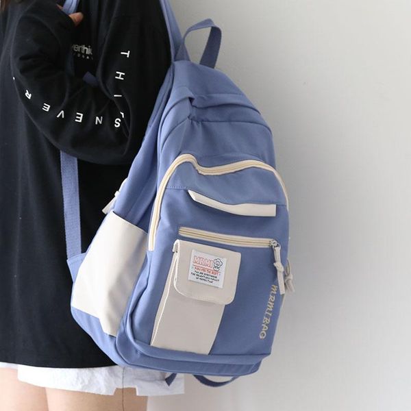 

backpack cute waterproof nylon student women school bag lapladies harajuku backpacks for girl female kawaii book fashion