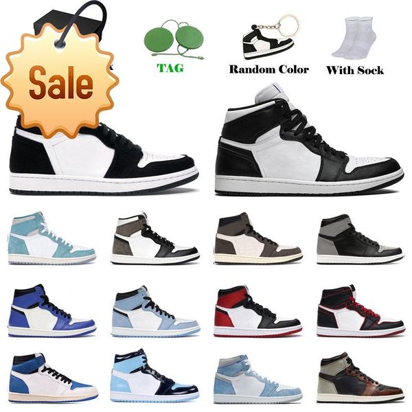 

basketball men shoes panda silver toe high dark mocha 1 1s women sneakers unc university blue shadow light smoke grey chicago sports w