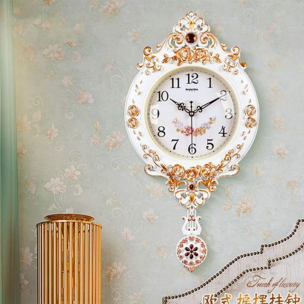 

wall clocks european clock pendulum large silent living room vintage art digital reloj de pared luxury home decor mm60wc