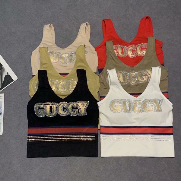 

489 internet celebrity u-shaped bimei back strap thread base girl wireless vest with chest pad wrapped chest, Black;white