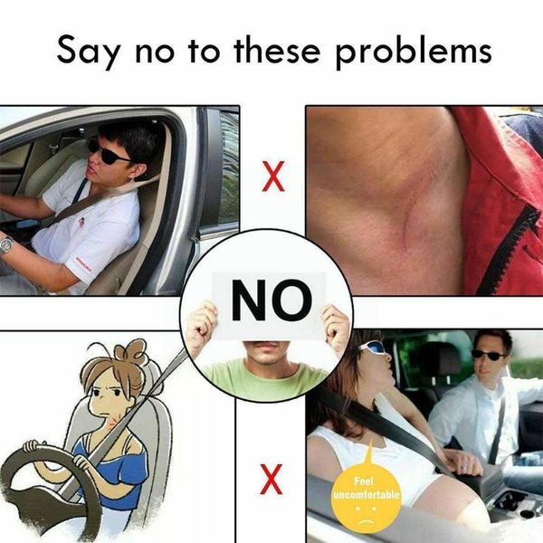 

safety belts & accessories cozy car seat belt cushion cover neck strap pillow automobile plush color shoulder 6 q0x3