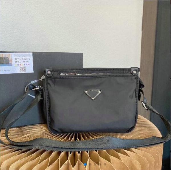 

women mens three layers shoulder bags nylon handbags designers chest pack lady tote chains crossbody bag hobo purses 8899#