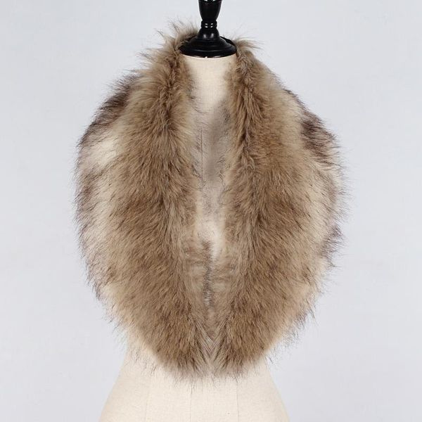 

scarves winter scarf womens faux fur collar plush foulard shawl wrap stole grass neckerchief pareo, Blue;gray