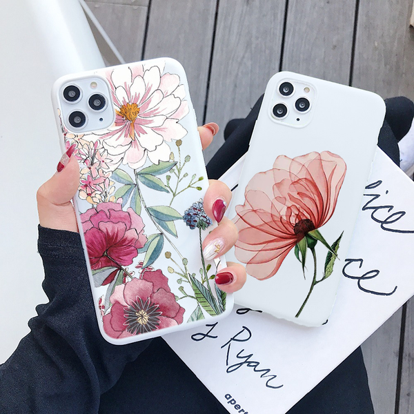 

flower phone case for samsung s20 fe s10 s8 plus note 20 ultra s10e a30 a50 a70 a20 a10 a51 a21s a31 a41 a51 a71 a11 m31 fundas