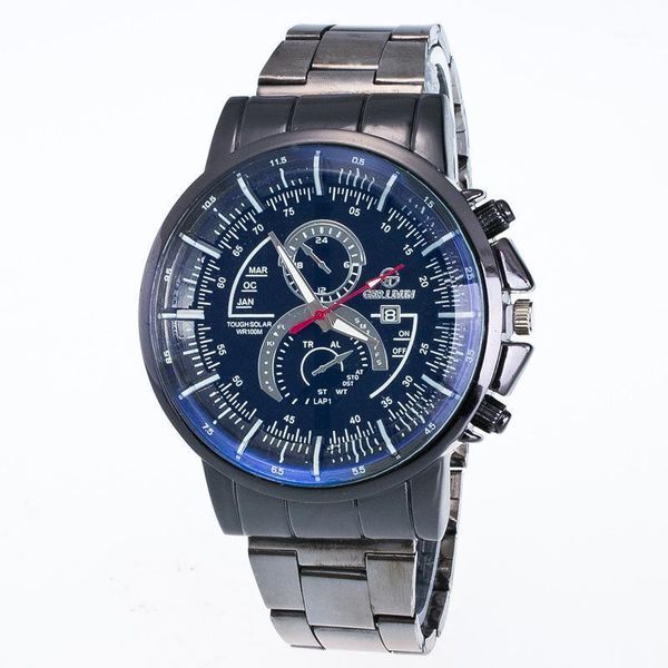 

men quartz watch mens fashion watches black male relojes masculino drop analog wristwatches clock relogio, Slivery;brown