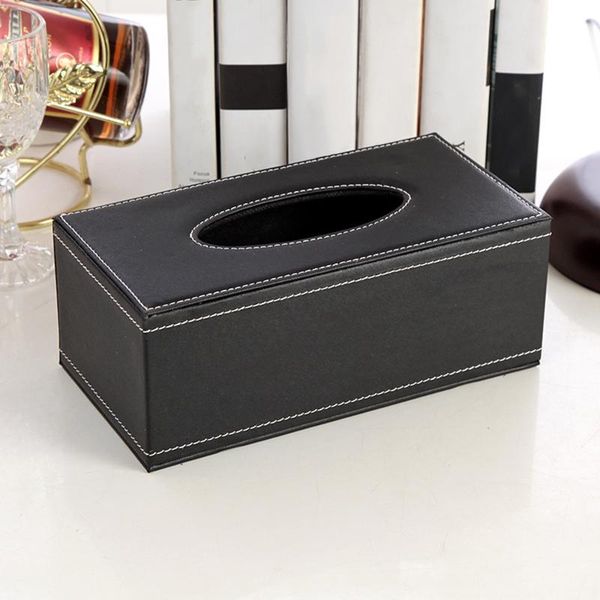 

tissue boxes & napkins waterproof rectangle box paper towel holder desknapkin storage pu container kitchen tray for home office
