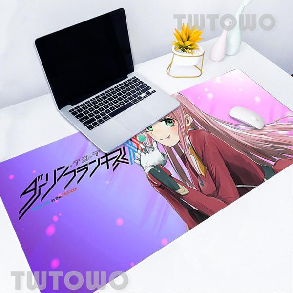 

mouse pads & wrist rests zero two darling in the franxx custom computer pad soft natural rubber anime gamer lapoffice decoration mousepa