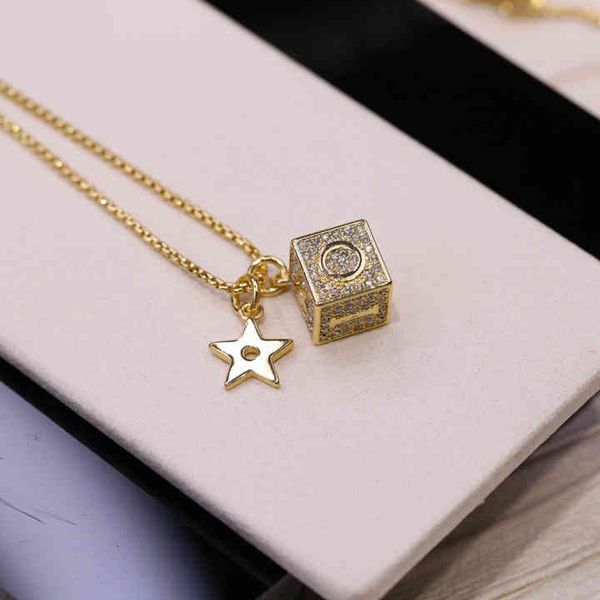 

necklace d family / di dice star high version, Silver