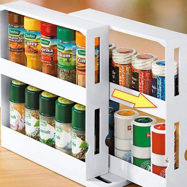 

kitchen storage & organization spice organizer rack for food container bathroom and