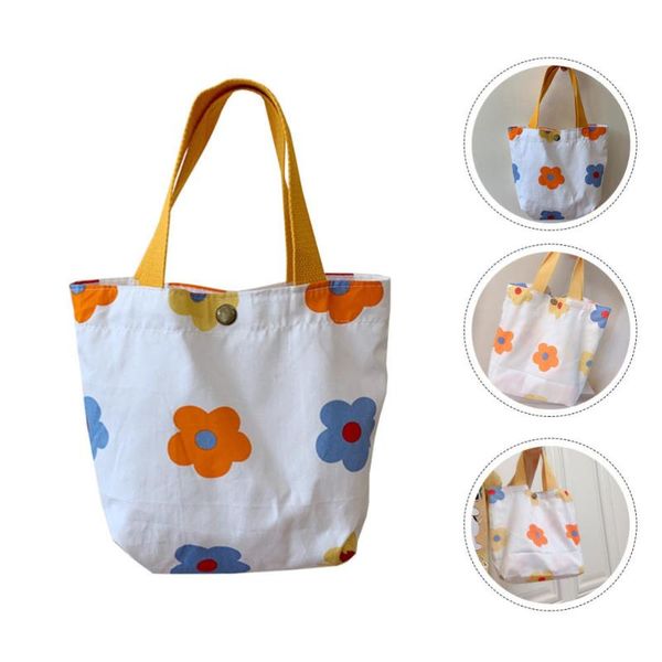 

storage bags 1pc bag mini floral canvas girl pouch