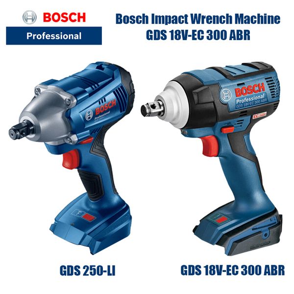 

bosch gds 18v-ec 300 abr cordless electric wrench driver lithium screwdriver screwdriver brushless (bare metal version 300 nm)