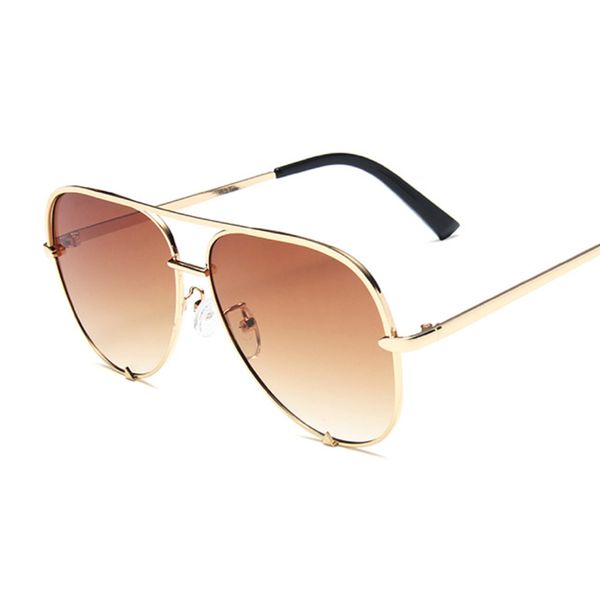 

brand designer sunglasses women men classic pilot sun glasses female male vintage black gradient outdoor driving oculos de sol