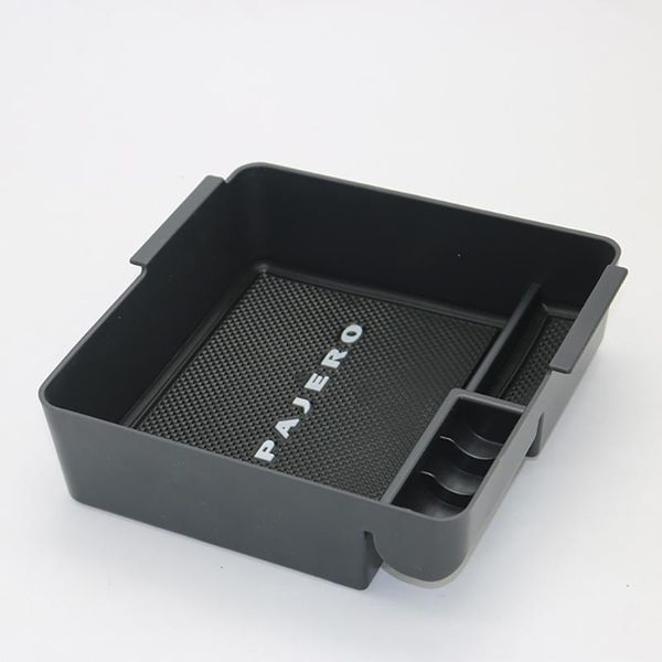 

car organizer 1pc storage boxes armrest box for mitsubishi pajero v93 v97 v98 decoration deodorant panel