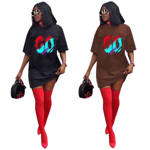 

l9125 women's summer tie dye print loose dress skirt coat, Black;gray