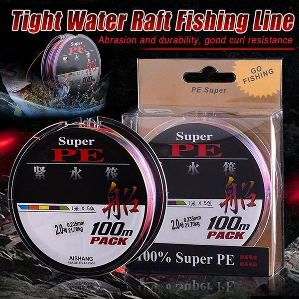

braid line 100m fish tape 5 colors fishing wire angle 8 strands braided tackle accessories ha
