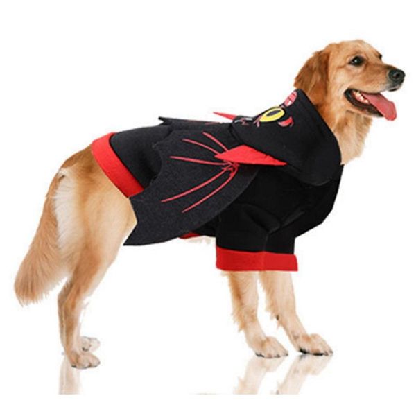 

dog apparel pet halloween costume bat dress up hoodie for autumn and winter wings costumes dogs party