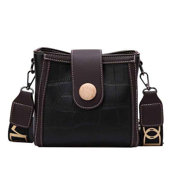 

handbag stitching style bag leather messenger lady polyester thanksgiving multifunctional christmas bucket portable fashion one-shoulder