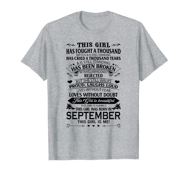

This Girl Is Humble This Girl Was Born In September T-Shirt, Mainly pictures